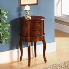 DS009-Twin-Drawer-Round-Hall-Table