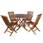 teak outdoor table set