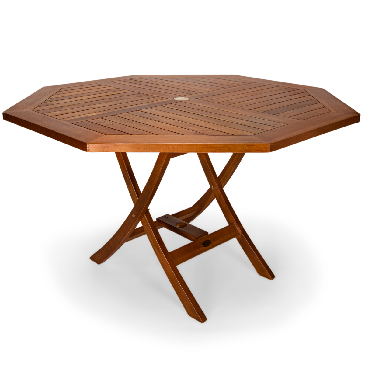 teak octagon table