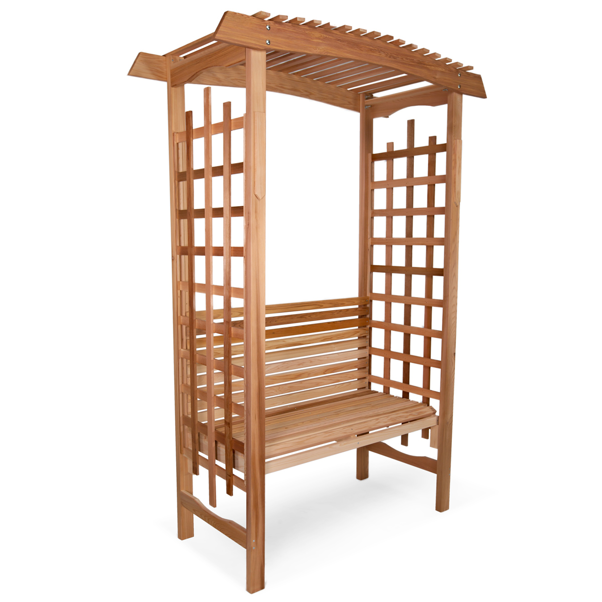 GARDEN ARBOR WITH BENCH