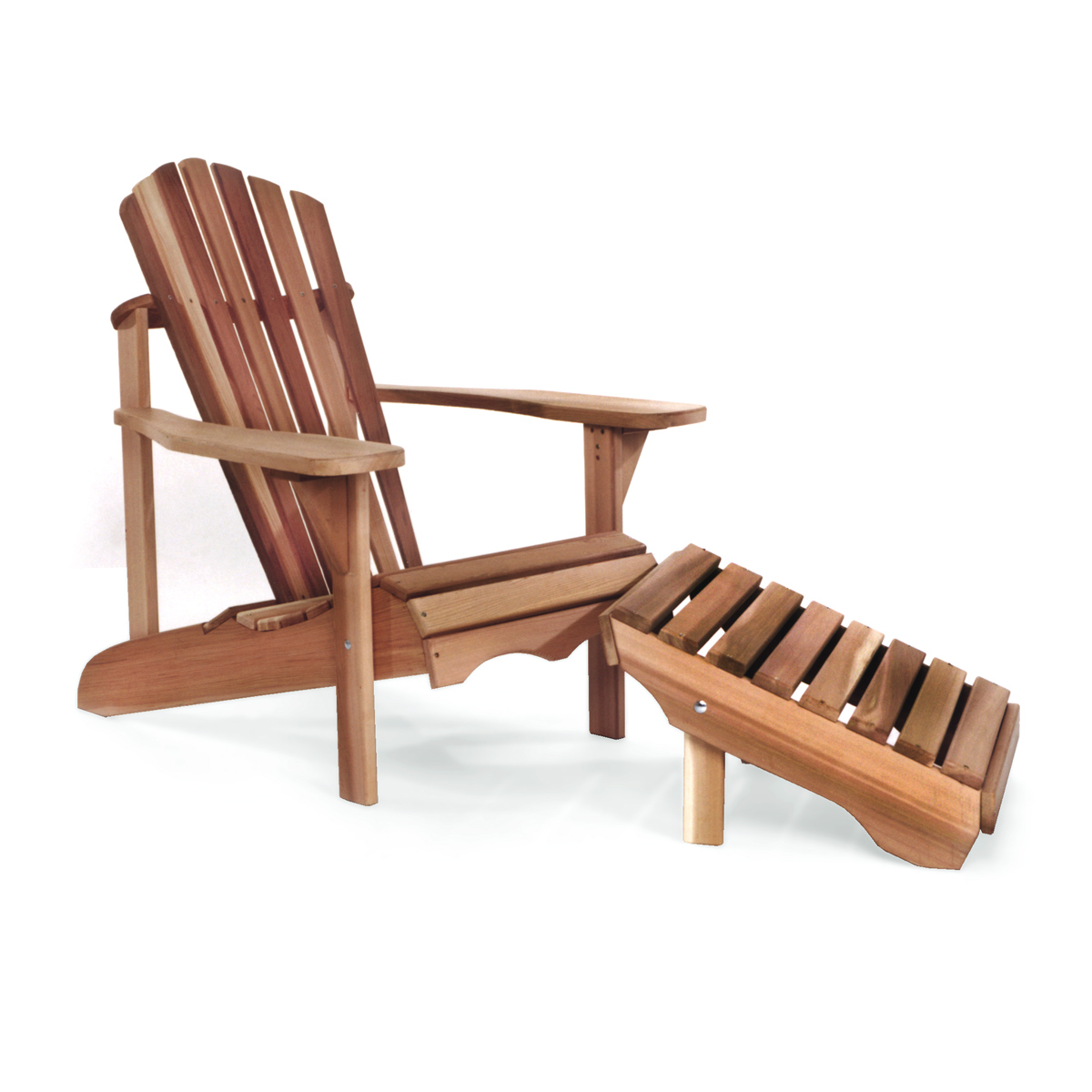 Adirondack chair with ottoman
