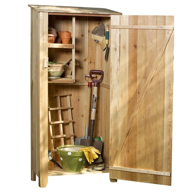 genuine cedar storage shed