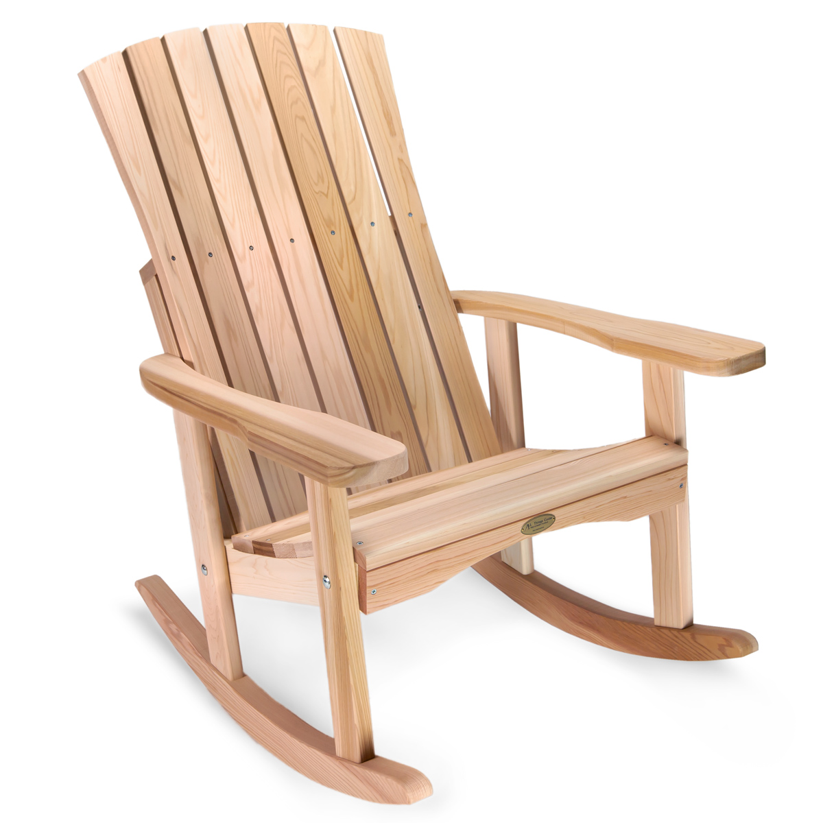 Cedar Adirondack Rocking Chair