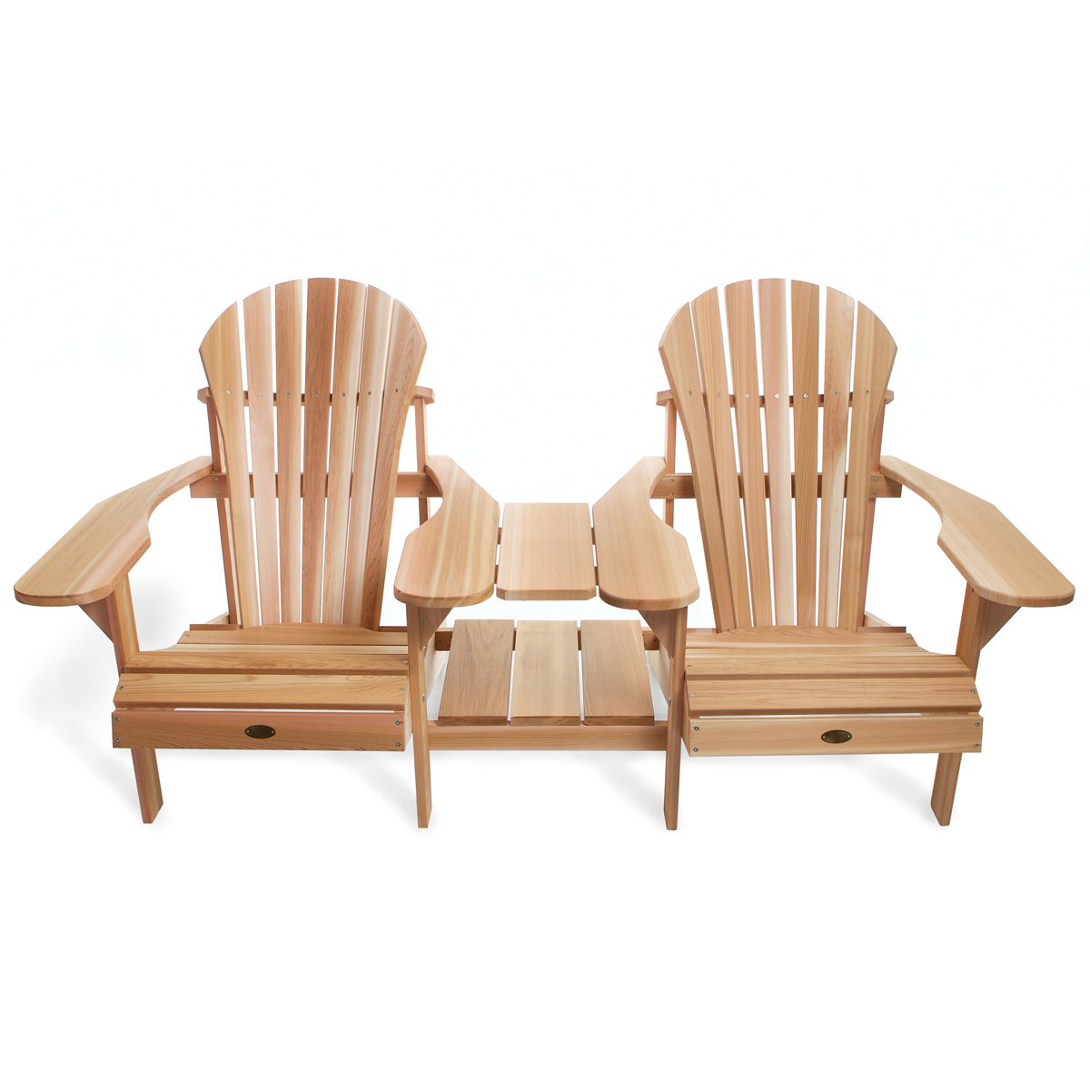 Cedar Tete A Tete Side By Side Set