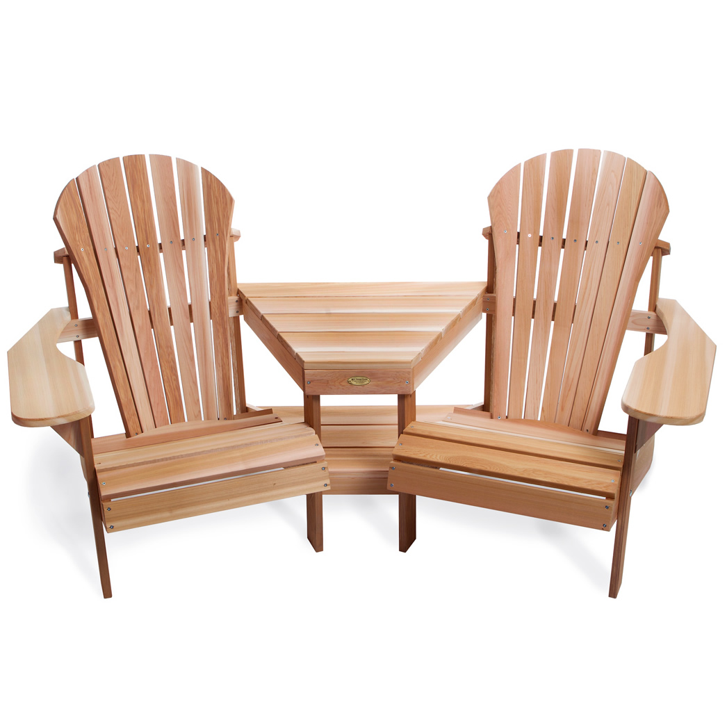 Cedar Muskoka Tete A Tete Corner Set